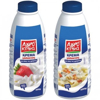 ΑΓΡΟΚΤΗΜΑ ΚΡΕΜΑ ΓΑΛΑΚΤΟΣ ΓΙΑ ΟΛΕΣ ΤΙΣ ΧΡΗΣΕΙΣ 500ML 